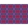 thumbnail image 1 of Ahgly Tapis Rectangulaire Lavable en Machine Intérieur Transitionnel Orchidée Foncée Violet, 6 Pieds x 9 Pieds, 1 of 7