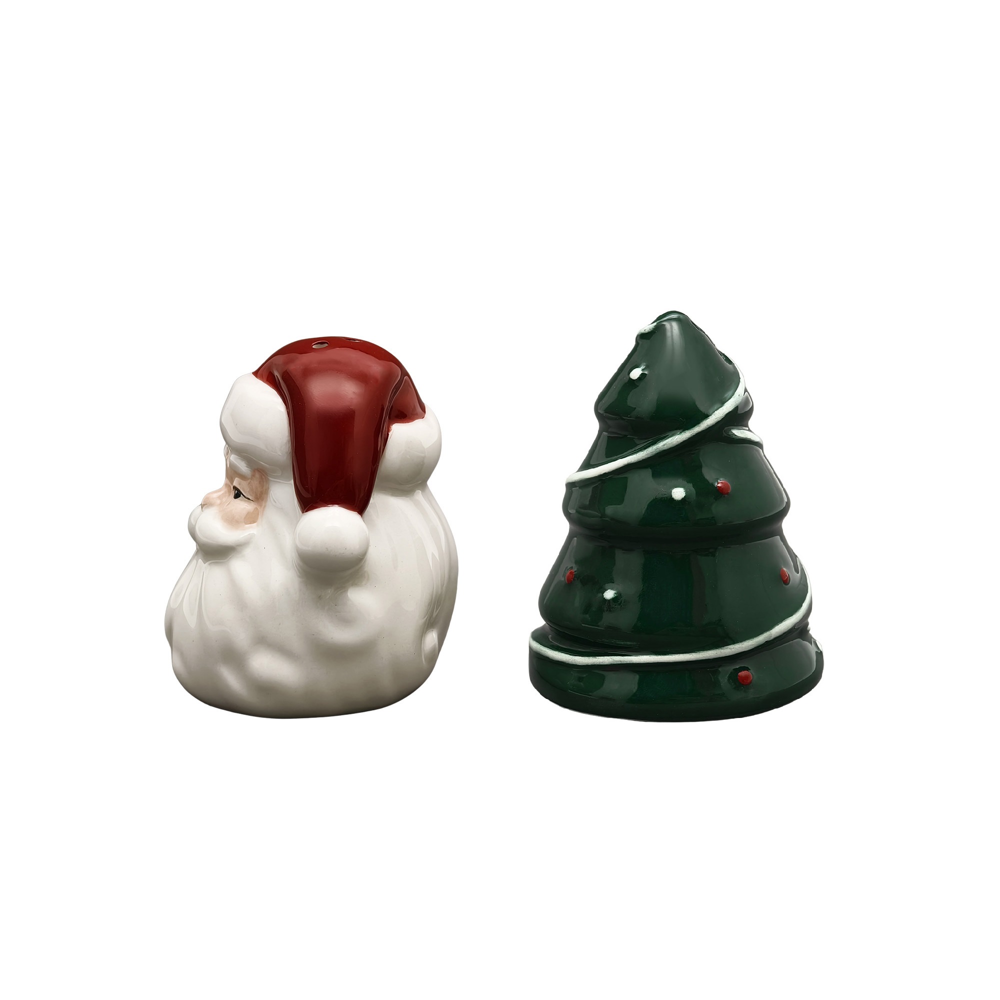 Holiday Time Cranberry Spice Kids Collection light Santa& Tree Salt an