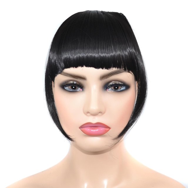 RKSTN Wigs Human Hair Braid Hairband Synthetic Bangs Heat Bangs Hair Extensions For Lady Glueless Wigs