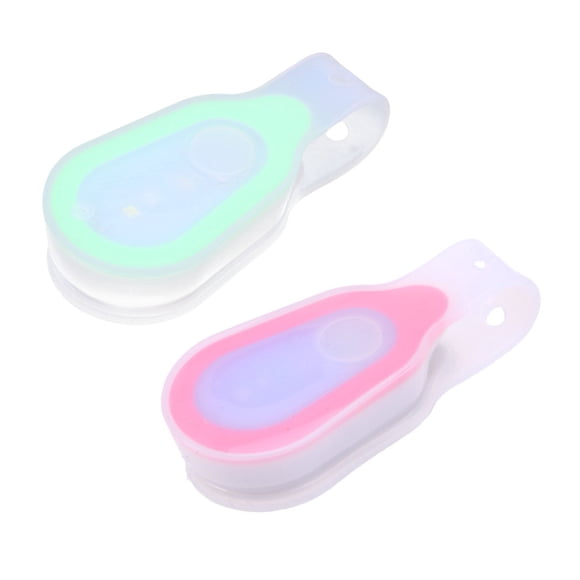 Lampe de Course à DEL avec Aimant Intégré en Couleurs Assorties pour Usage Extérieur Étanche et Portable en Silicone 2 Pcs