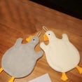thumbnail image 4 of Kitchen Towel Cartoon Duck Goose Can Hang Household Bathroom Thickened Absorbent Wipe Handkerchief, 4 of 4