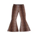 thumbnail image 3 of Pantalon Évasé Taille Haute Ajusté à Imprimé Léopard pour Femmes, 3 of 6