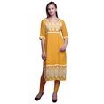 thumbnail image 1 of Bimba Tuniques Droites pour Femmes Kurta Imprimée Tenue d'Été Kurti pour Dames, 1 of 5