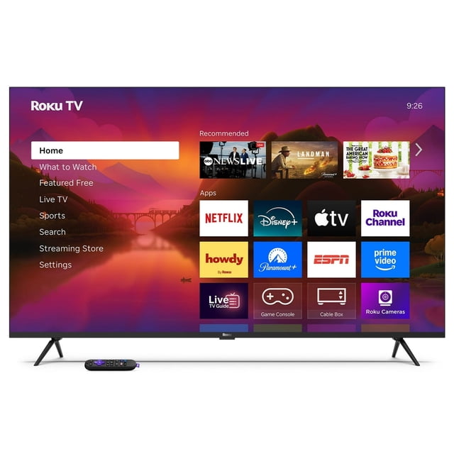 Openbox - Roku Plus Series 55 Pouces 4K HDR QLED Mini-LED Roku Télé Intelligente (55R6C6)
