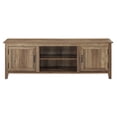 thumbnail image 3 of Pemberly Row 70" TV Console with 2-Side Doors and Storage in Rustic Oak, 3 of 4