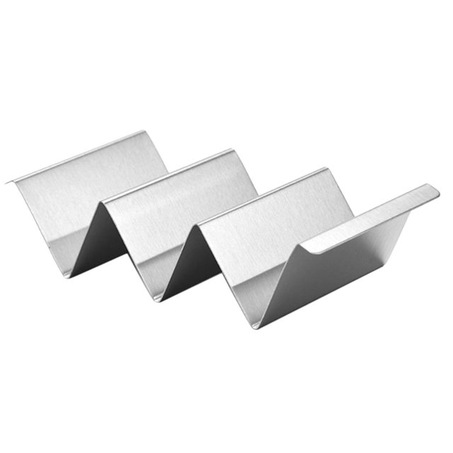 DOLITY Stainless Steel Taco Holder Stand Server for Mexican Pancakes Tortillas, Kitchen E
