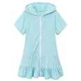 thumbnail image 1 of Maillots de Bain pour Enfants Filles Filles Cache-Maillot Cache-Maillot pour Enfants Fermeture Éclair Robe de Plage pour Maillot de Bain Bébé Maillot de Bain Fille Robe de Plage Cache-Maillot Cache-Maillots, 1 of 8