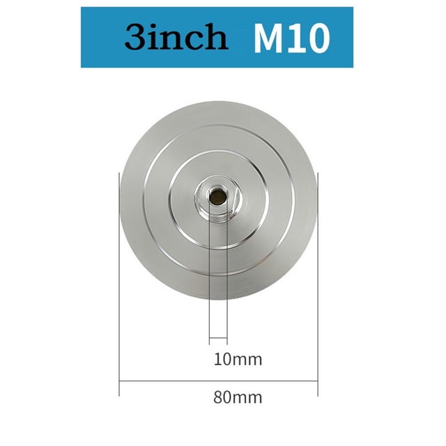 4inch Backer Pad Diamond Polishing Pad Aluminum Base Backing Holder M14 M10 M16