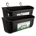 thumbnail image 2 of 2 Packs, Goat Feeder, Hanging Duck Chicken Feeder, Fence Feed Trough, Goose, 2 of 5