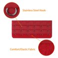 thumbnail image 4 of INSPIRE CHIC Rallonge de Soutien-Gorge pour Femmes 3 x 6 Crochets Brassière Bande pour les Yeux Bretelle Rouge-1 3 Rangées 6 Crochets 3 Pcs Rouge, 4 of 5