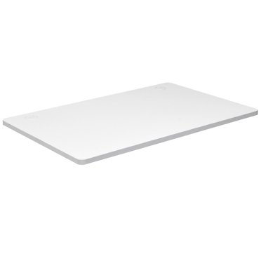 Giantex Universal Table Top, Solid One-piece Wooden Desktop w/Cable Holes Office Relevance Tabletop Easy Assembly