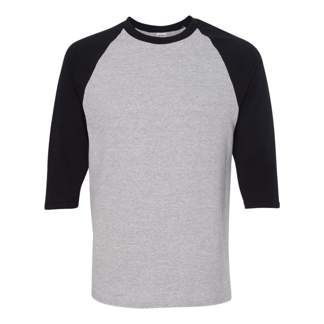 Gildan Heavy Cotton Three-Quarter Raglan Sleeve Baseball T-Shirt
