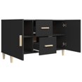 thumbnail image 3 of vidaXL Sideboard Black 100x36x60 cm Engineered Wood, 3 of 5