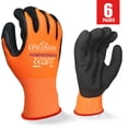 thumbnail image 1 of LINCONSON Safety Performance Series Construction Mechanics Work Gloves (Large, Orange - 6 Pack), 1 of 4