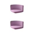 thumbnail image 1 of kurtrusly Trilateral Chair Covers Wide Application And Strong Elastic Chair Protection Made Easy Polyester Cover Chairs Decoration Light purple 2Set, 1 of 6