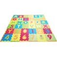 thumbnail image 2 of Foam Play Mat with Alphabet and Shape Puzzles, 36 Multicolored Tiles & Borders, 2 of 5