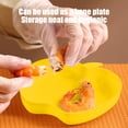 thumbnail image 4 of Apple Shape Plastic Plates - Dishwasher & Microwave Safe Reusable Lightweight Dinnerware for Kitchen/Camping, 3.35x3.15 Inches (Yellow)​, 4 of 6