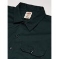 thumbnail image 4 of Dickies Mens Long-Sleeve Work Shirt, XL x TL, Hunter Green, 4 of 4