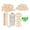 117 pcs, variante sur GUOOL Cordon en Macramé de 3 mm Corde en Macramé Naturelle Kit de Suspension Murale en Macramé avec Perles en Bois, 85 Pcs