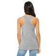 thumbnail image 2 of Bella Ladies Flowy Racerback Tank, XS, Athletic Heather, 2 of 3