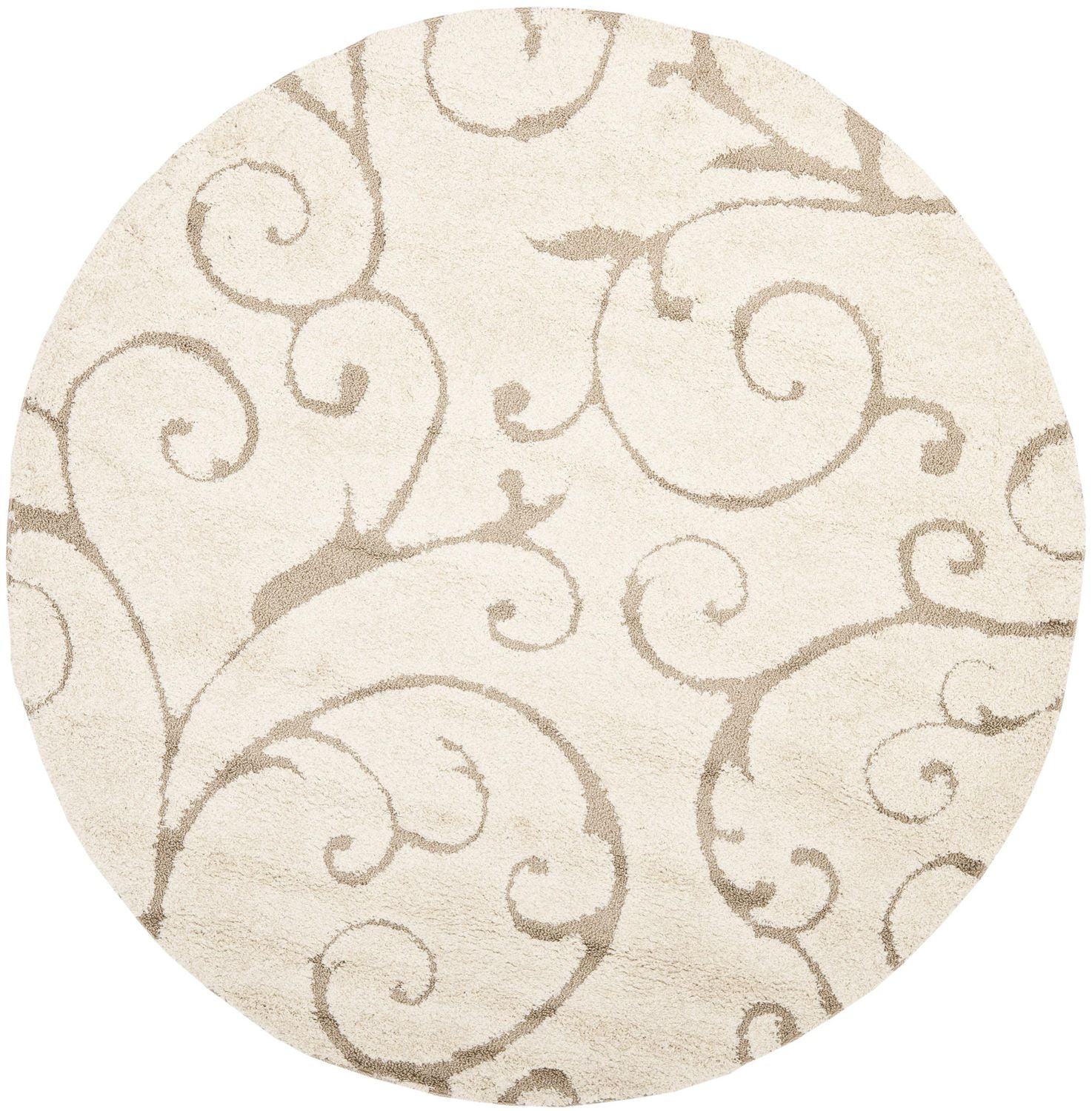 SAFAVIEH Florida Douglas Floral Vines Shag Area Rug