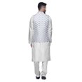 thumbnail image 3 of Atasi Indian Traditional Kurta Churidar Pajama Set With Nehru Jacket For Men, 3 of 3