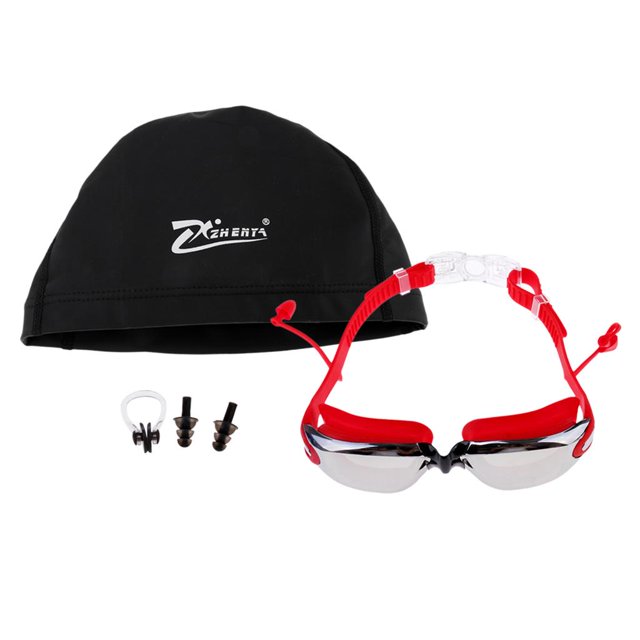 Confortable Ajustable Natation + Étui + Nez, Tel Que Décrit