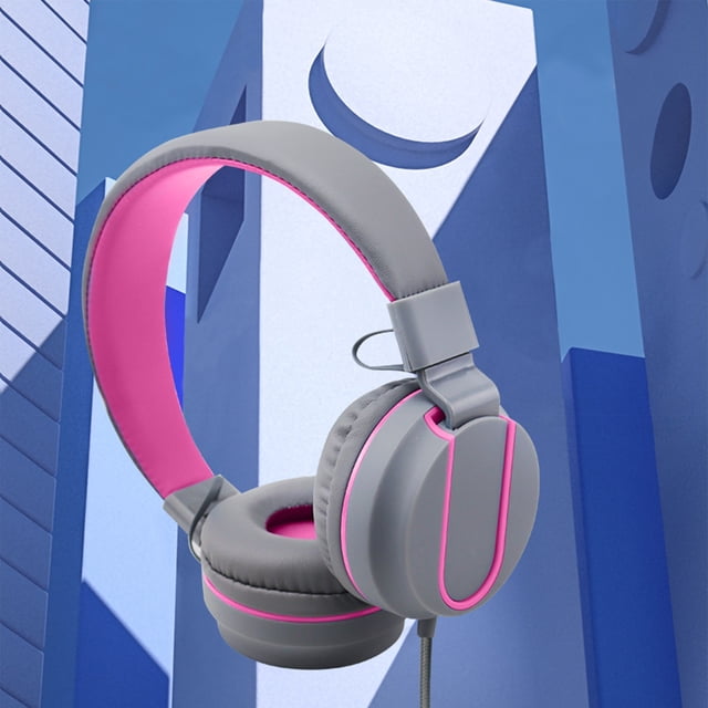 LSLJS Stereo Gaming Headset Noise Canceling Over-Ear Headset with Microphone Bass Surround Soft Memory Ear Cups for Computer, Wire Headphone
