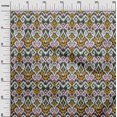 thumbnail image 2 of oneOone Viscose Jersey Fabric Diamond & Swirl Ikat Print Fabric BTY 60 Inch Wide, 2 of 5