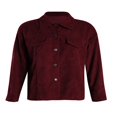 thumbnail image 2 of Women‘s Corduroy Jackets Cardigan Button-down Outwear Blouse Tops Shirt, 2 of 6