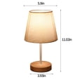 thumbnail image 3 of Birdeem Led Solid Wood Desk Lamp Stable Fabric Study Reading Lamp Suitable for Home Decoration Linen Plain Warm Night Light Indoor Lighting Desk Reading Lamp, 3 of 12