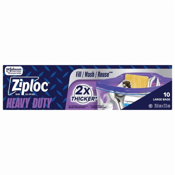 Ziploc® brand Heavy Duty Storage Bags