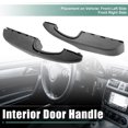 thumbnail image 2 of Unique Bargains 1 Pair Interior Door Pull Handle Front Left Right Side for Chevy Express Van 1500 2500 3500, 2 of 7