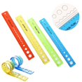 thumbnail image 4 of ZTTD 12 Inch, 3 Pack, Flexible Ruler with Centimeters and Inches, Clear Plastic Standard Ruler for Home, or Office (Type2-Blue), 4 of 9
