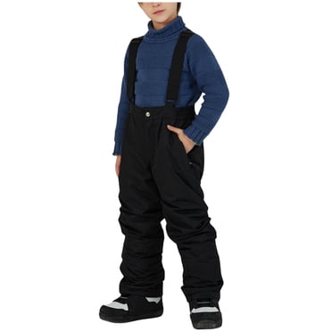 Fgnfyis Warm Winter Outwear for Girls Clothes Kids Snow Pants Winter Warm Skiing Snowboard Pants for Boys Girls Black,15