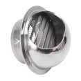 thumbnail image 4 of Stainless Steel Vent Cover, Easy To Use Protection Rain Resistant Stainless Steel Vent Hood Hemispherical  For Electric Clothes Dryers For Industrial Uses 4 Inch, 4 of 8
