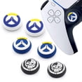 thumbnail image 1 of Joystick Caps Silicone Rubber Thumb Grip Caps Replacement for PS5 PS4 PS3 Xbox 360 Xbox One X Elite S Controller 6 Pack, 1 of 4