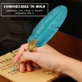 thumbnail image 2 of Noref Quill-Pen, Retro Classical Fountain Pen Old European Style Feather Dip Writing Pen Ink Bottle Set Gift Box, Luxury Fountain Pen, 2 of 9