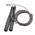 thumbnail image 1 of Almencla Skipping Rope 300cm Adjustable Length Non Slip Handle Aerobic Exercises Personal Thick Black, 1 of 8