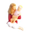 thumbnail image 2 of KLKCMS 1/64 People Figure Landscape Decor Fairy Garden Realistic Miniature Ornament Red, 2 of 9