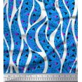 thumbnail image 1 of Soimoi Toile de Crêpe de Polyester Coeur, Points et Feuilles 1 Yard 52 Inch Wide, 1 of 3