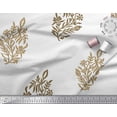 thumbnail image 3 of Soimoi Georgette Viscose Fabric Leaves & Floral Block Print Sewing Fabric Yard 42 Inch Wide, 3 of 3