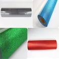 thumbnail image 4 of INTBUYING 1yard Glitter Heat Transfer Vinyl Film Heat Press Cutter Plotter (Red), 4 of 4