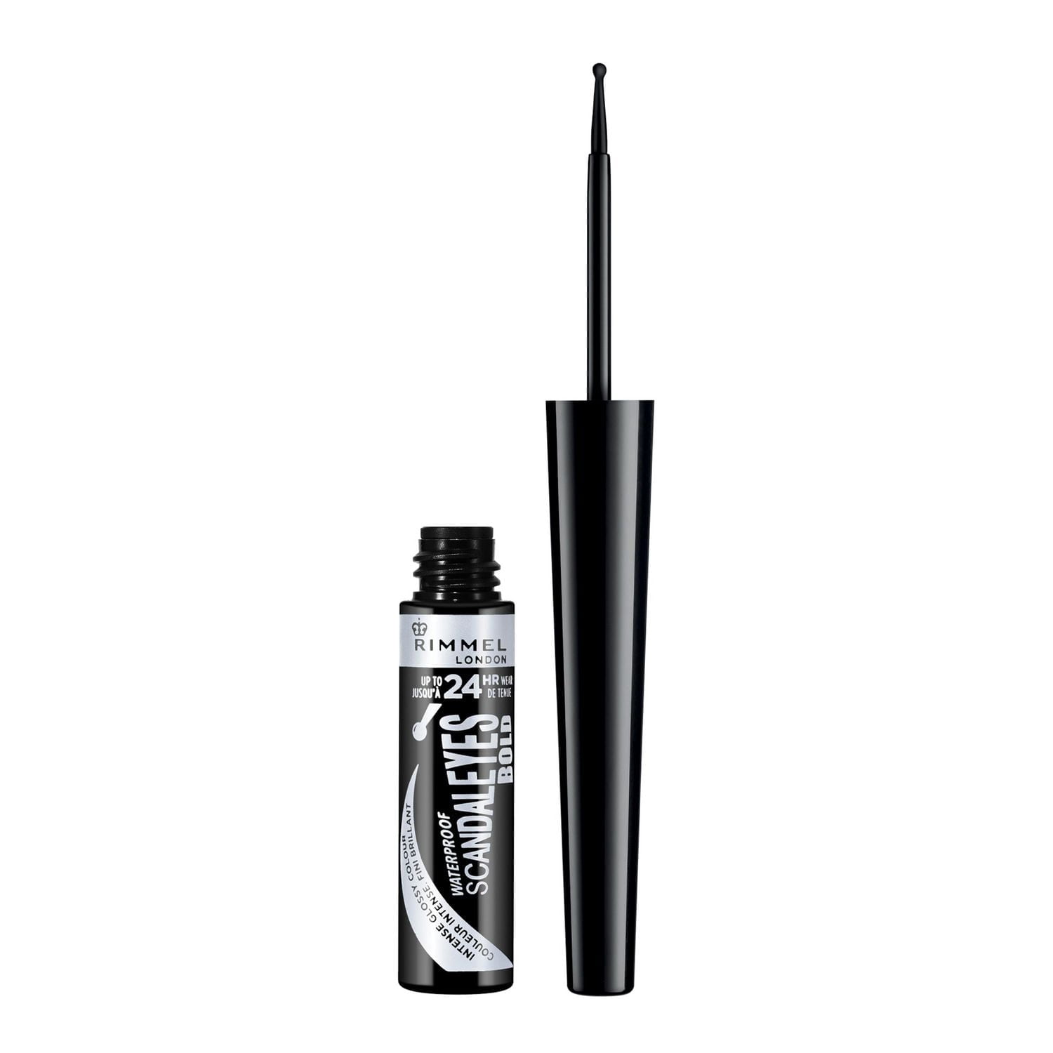 Rimmel Traceur liquide Scandaleyes Bold, couleur brillante intense, formule légère et hydrofuge, tenue jusqu'à 24H, 100% Sans Cruauté