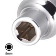 thumbnail image 4 of Unique Bargains 1/2-Inch Drive by 8mm Shallow Socket w Red Band, Cr-V, 6-Point, Metric, 4 of 4