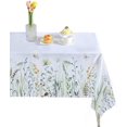 thumbnail image 1 of Nappe Intérieure Extérieure en Tissu Polyester Résistant aux Taches et aux Plis, Nappe Florale, Essuyable, Housse de Table Décorative pour Table à Manger, Buffet, Fête (Floral B, 60 Pouces X 84 Pouces Rectangulaire), 1 of 4