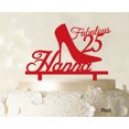 thumbnail image 1 of Custom Birthday Cake Topper Personalized Red Cake Topper Color Option Available 5-7 Inches Wide, 1 of 1