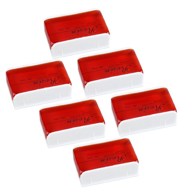 Colophane pour Violon, 6 Pcs Colophane à Ficelle de Violon à Adhérence Supérieure Légère à Faible Poussière Accessoire d'Instrument pour Alto Violoncelle
