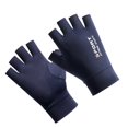 thumbnail image 1 of Women Men Summer Gloves Protection Cool Thin Breathable half finger blue, 1 of 4