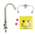 thumbnail image 2 of Eye Flush Kit, G1/2 Dual Use Stainless Steel Rotatable Nozzle Faucet Mounted Eyewash Station  for Industry, 2 of 8